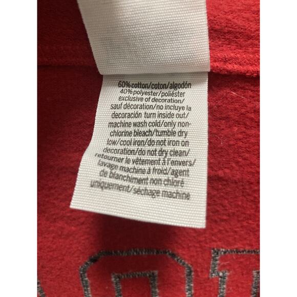 PINK with 5th ocean UH Houston Cougars red full zip Hoodie | Embroidered | Small - Picture 8 of 9